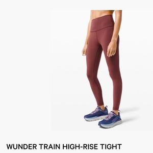 Lululemon Wunder Train  High Rise 25” size 0